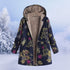 BLUMENGEMUSTERTE DAMEN WINTERJACKE | WARM UND STYLISCH